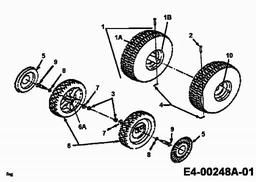 MTD 315 B spare parts