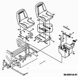 CUB CADET Big Country - 6x4 Utilty Vehicle spare parts