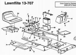 MTD (1996) 13-304P / 136C450D611 spare parts