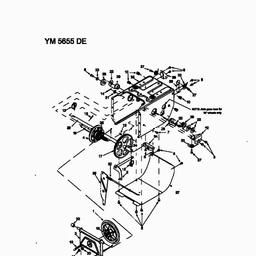 Yard-Man YM 5655 DE spare parts