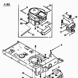 MTD H/130 spare parts