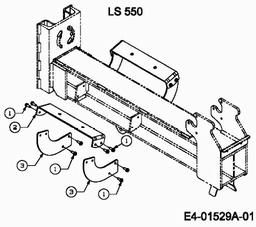 MTD LS 550 spare parts