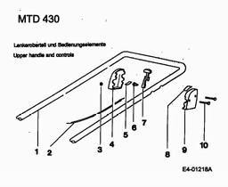 MTD 430 A spare parts