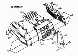 MTD mini RIDER 60 spare parts
