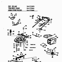 Yard-Man YM 6021 SAK spare parts