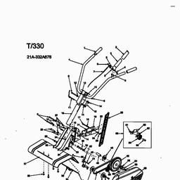 MTD T 330/50 spare parts
