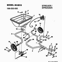 MTD 45-0313  (196-030-000) spare parts