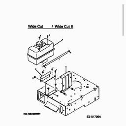 CUB CADET Wide Cut E spare parts