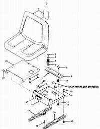 CUB CADET 1541 spare parts