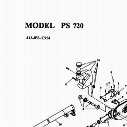 MTD PS 720 spare parts