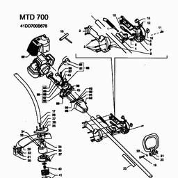 MTD 700 spare parts