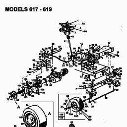 MTD SUPER 14-107 V spare parts