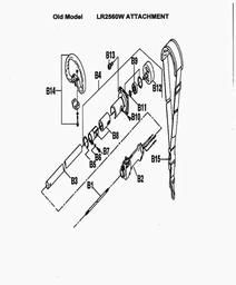 LAWNFLITE (2008) LR2560W spare parts