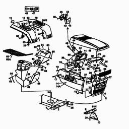 MTD SUPER 14-107 V spare parts