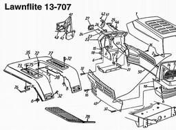 MTD (1996) 13-304P / 136C450D611 spare parts