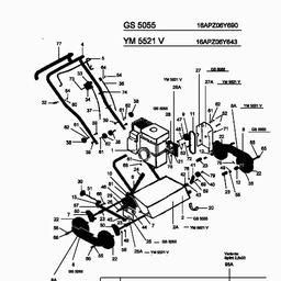 Yard-Man YM 5521 V spare parts