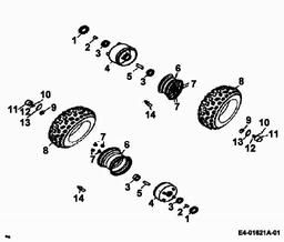 CUB CADET UT 180 spare parts