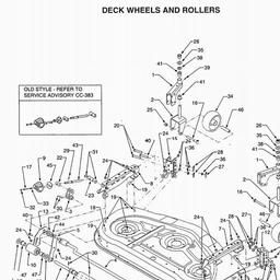 CUB CADET 48" DECK spare parts