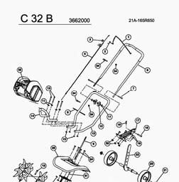 Wolf-Garten C 32 B spare parts