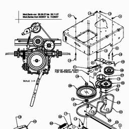 MTD WCM 84 spare parts