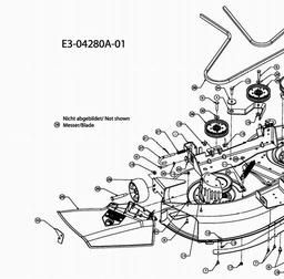 MTD P 155 spare parts