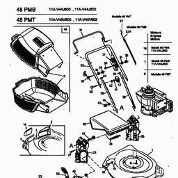 MTD 48 PMT spare parts