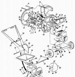 LAWNFLITE (1992) 242-645-611 POWER VAC  spare parts