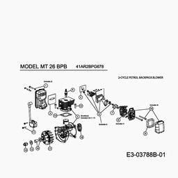 MTD MT 26 BPB spare parts