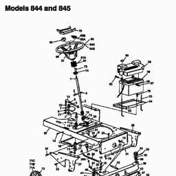 MTD U 845 H spare parts