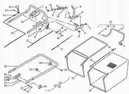 LawnFlite-Pro MODEL 448HW (LM484HX) 19" MOWER spare parts