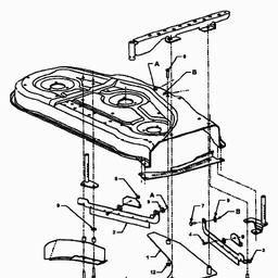 MTD 506 - for 48"/122cm Cub Cadet series 2000 spare parts