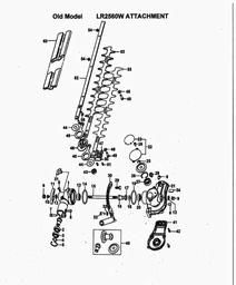 LAWNFLITE (2008) LR2560W spare parts