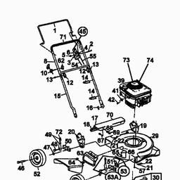 MTD M 46 spare parts