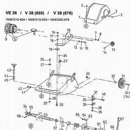 LAWNFLITE (2000) V38 / 16AEG1G-678 spare parts