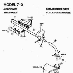 MTD 710 AST spare parts