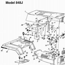 LAWNFLITE (1990) 140-848J611/828 spare parts