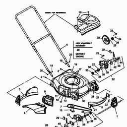 MTD SP 53 GHWO spare parts