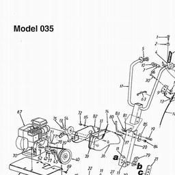 LAWNFLITE (1997) 21-035/216(-035-67897) TILLER spare parts