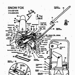 MTD SNOW FOX spare parts