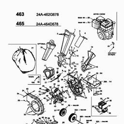 MTD 463 spare parts