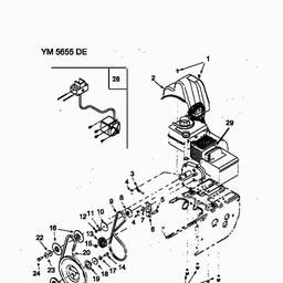 Yard-Man YM 5655 DE spare parts
