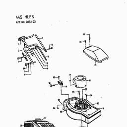 Golf 445 HLES spare parts