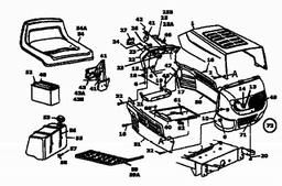 CUB CADET HET 7165 spare parts