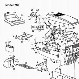 MOWMASTER (1999) RH125 / 13CH760N659 spare parts