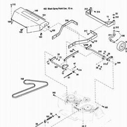 CUB CADET WIDE CUT spare parts