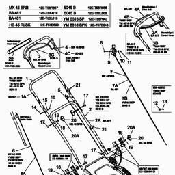 Yard-Man YM 5518 SP spare parts