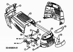 Bolens BL 135/96 T spare parts