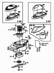 MTD E 40 spare parts