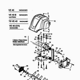 MTD VE 40 spare parts