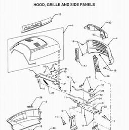 CUB CADET HDS3185 spare parts